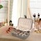 Compact Jewelry Travel Case - Portable Mini Storage Organizer